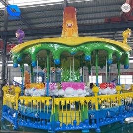 Mini Portable Theme Park Carousel / Entertainment Kids Carousel Ride Color Tùy chỉnh