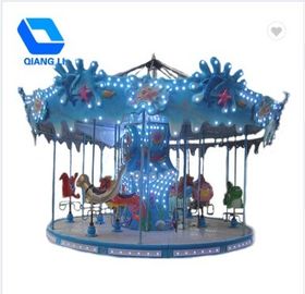 Trung Quốc Luxury Theme Park Carousel / Portable Merry Go Round Ride For Kiddie Ride nhà máy sản xuất