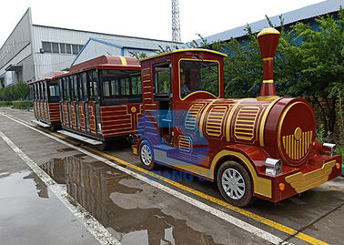 Trung Quốc Giải trí Kiddie Train Ride Tham quan pin Trainless Train cho trẻ em nhà máy sản xuất