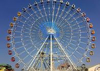 Công viên giải trí 65m Bánh xe Ferris 4p / Cabin Màu Grand Ferris Wheel tùy chỉnh nhà cung cấp