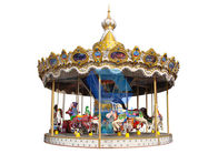 Công viên chủ đề hiện đại Carousel Chiều cao 4,8m cho trẻ em ngoài trời vui vẻ đi vòng với bìa nhà cung cấp