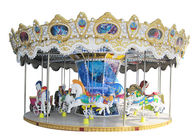 Double Decker Merry Go Round 24 Seater Carousel Entertainment Park Rides nhà cung cấp