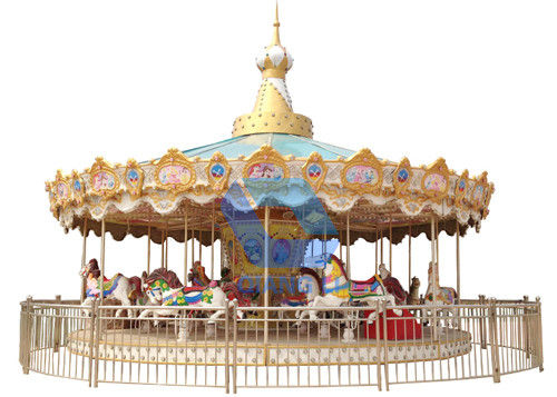 Trò chơi trẻ em Công viên chủ đề Carousel 24 Người có năng lực Trò chơi giải trí cổ điển nhà cung cấp