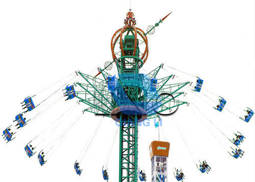 Xoay và xoay tháp Sky Flyer Ride / Crazy Thrill Công viên giải trí Ride nhà cung cấp