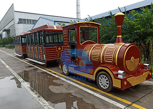 Giải trí Kiddie Train Ride Tham quan pin Trainless Train cho trẻ em nhà cung cấp